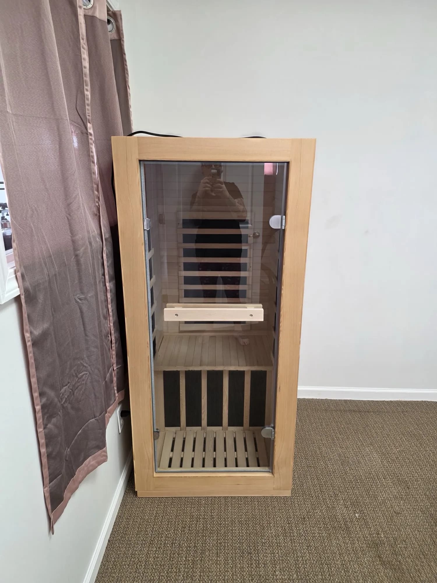 The sauna at VivaHealth Studio