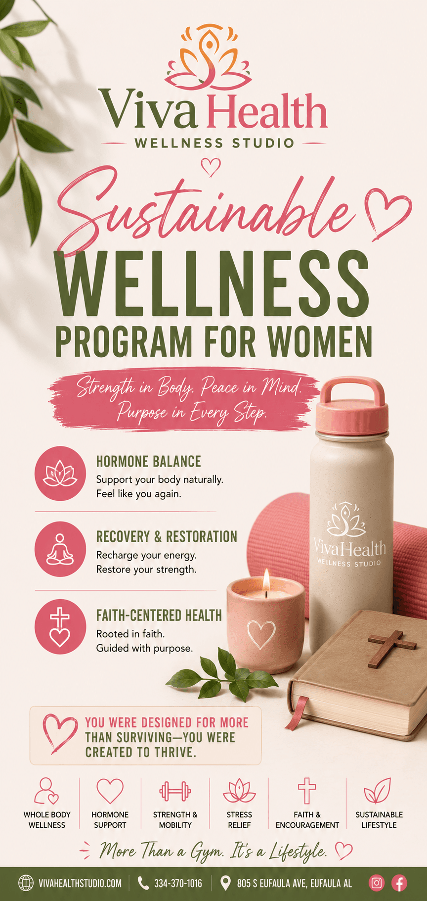 Sustainable Wellness Program for Women: Hormone Balance, Recovery & Faith-Centered Health