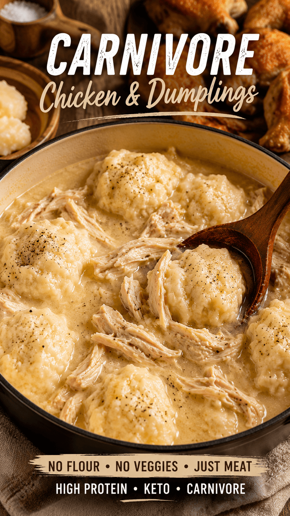 Carnivore Chicken and Dumplings