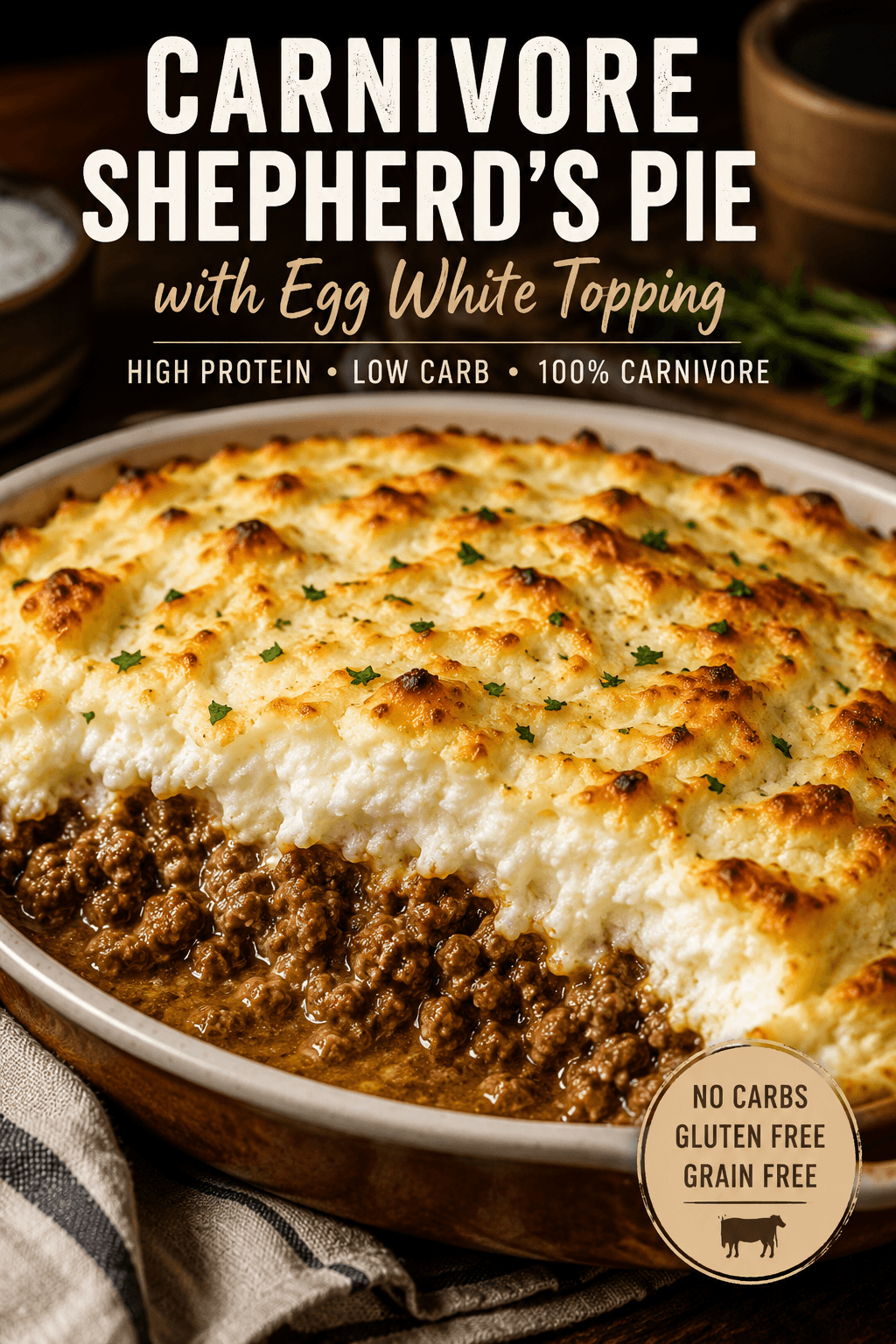 Carnivore Shepherd's Pie (Three Topping Options)