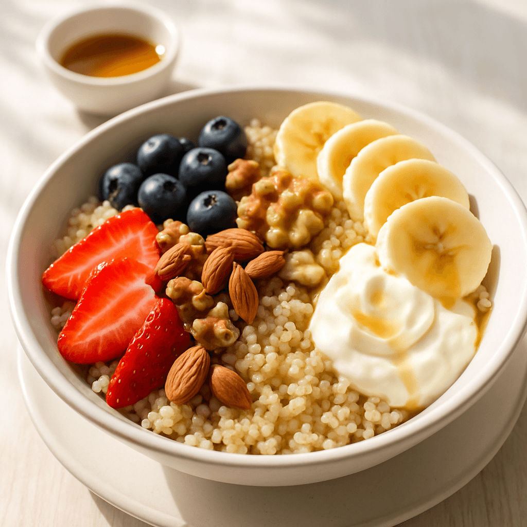 High-Protein Quinoa Breakfast Bowl