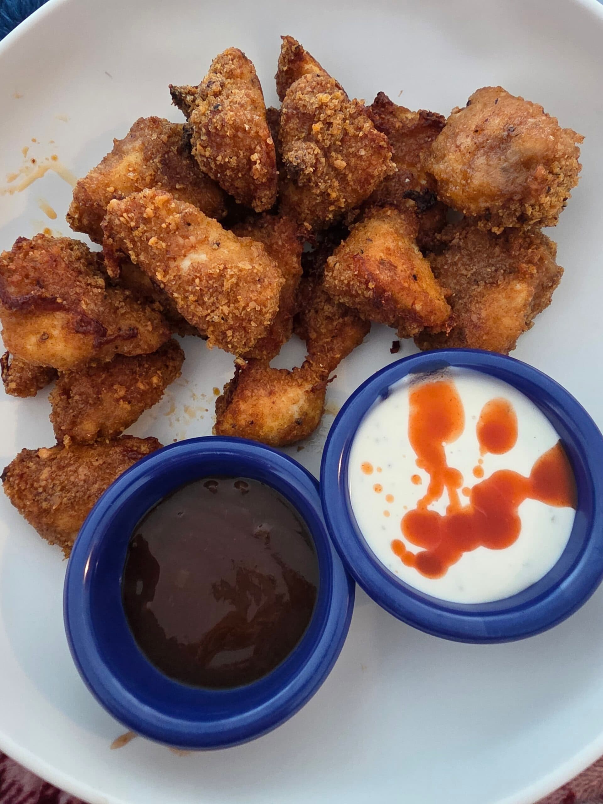 Crispy Air-Fried Chicken Nuggets